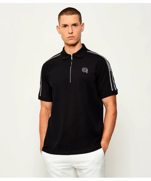 

Футболка поло Regular fit Karl Lagerfeld, черный