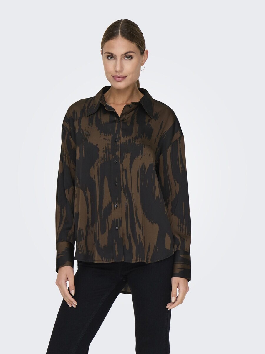 

Рубашка JDY Blouse JUDY, цвет brown/black