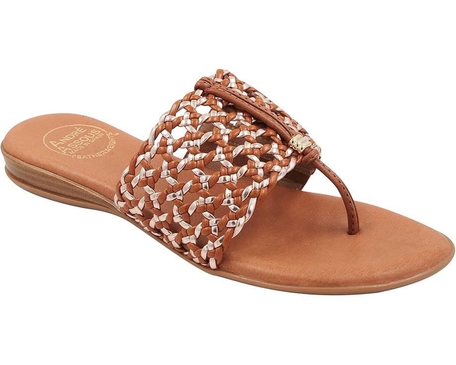 

Сандалии Andre Assous Nice Woven Featherweight Sandal, цвет Cuero Multi