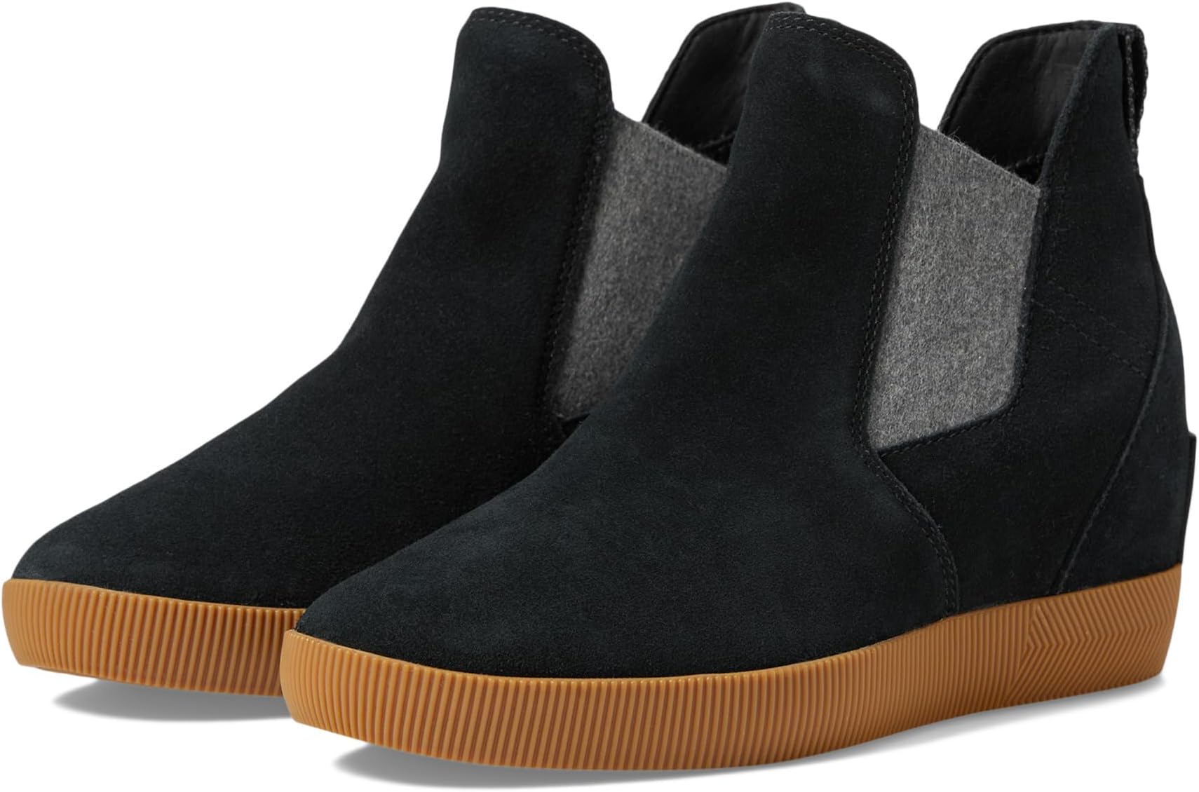 Кроссовки SOREL Out N About Slip-On Wedge, цвет Black/Gum 16