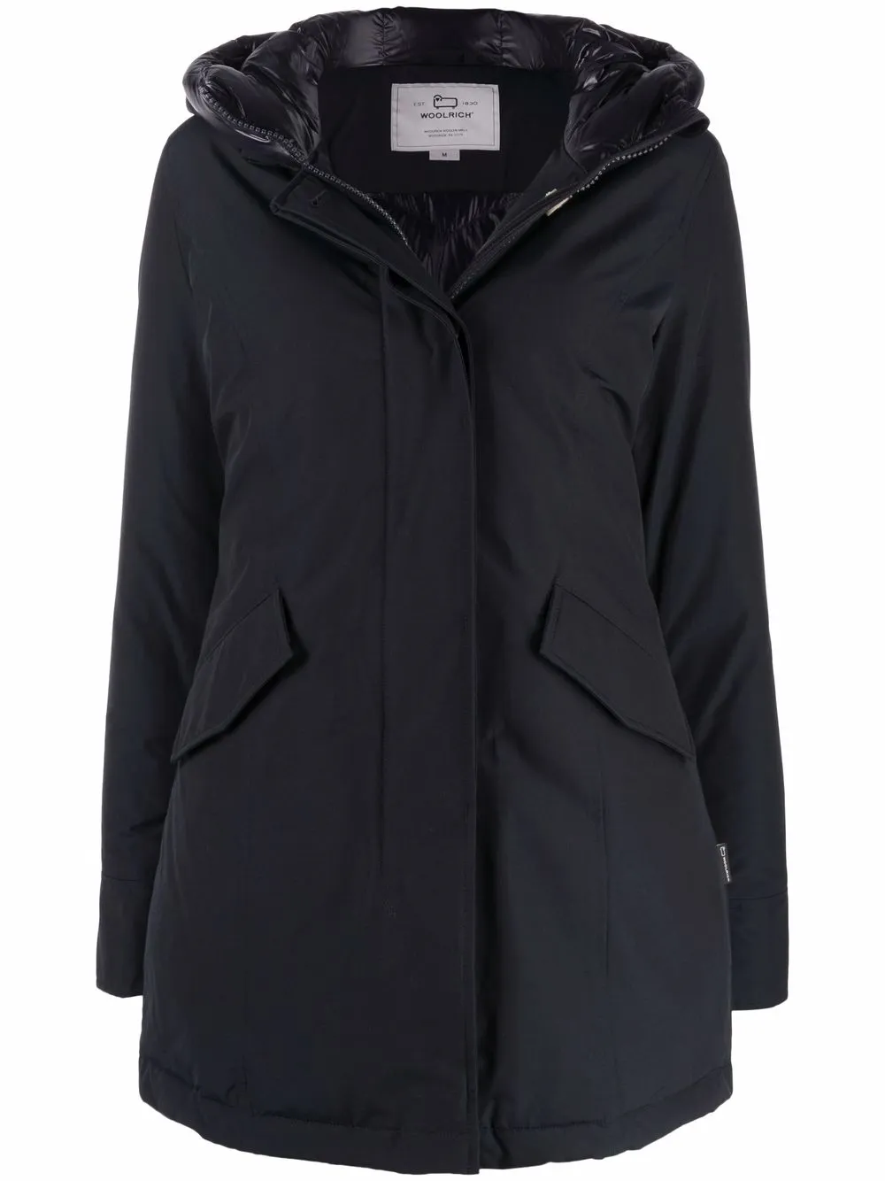 

Пуховик с капюшоном WOOLRICH, синий