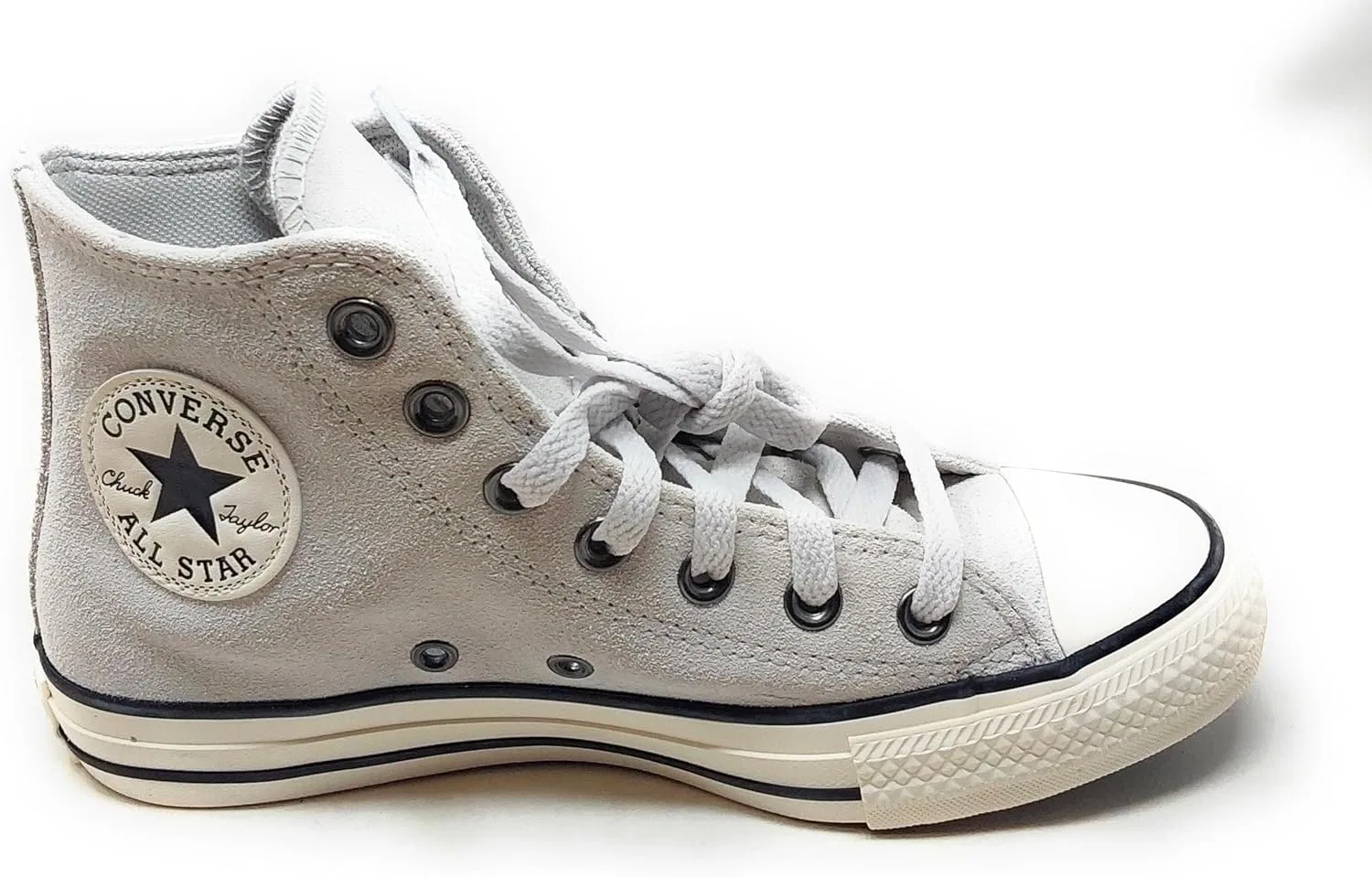 Кроссовки Converse Chuck Taylor All Star Limited Edition A14592C Barely Grey/Egret/Black, унисекс, замшевые, светло-серые