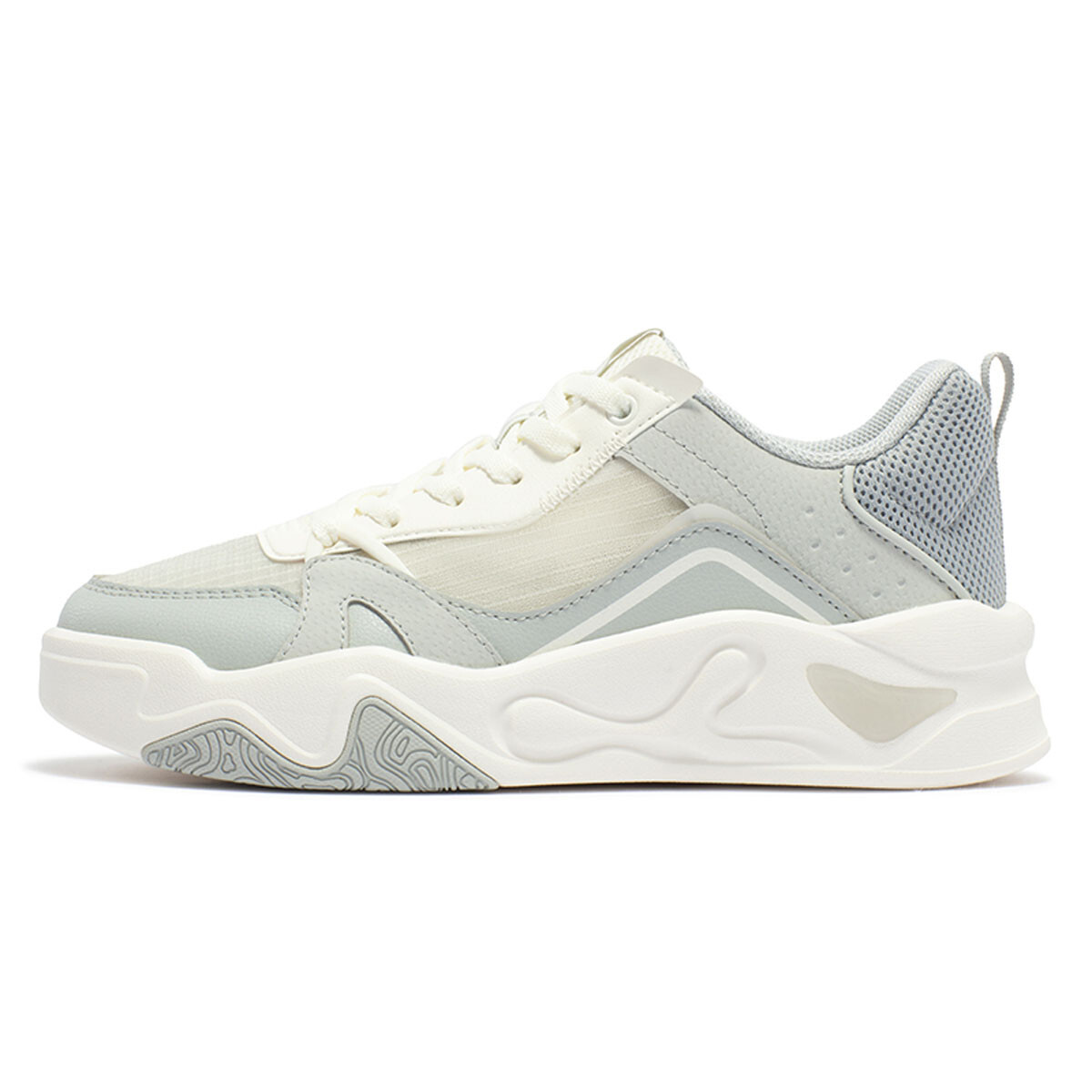 

Женские кроссовки Lifestyle с низким верхом Feather White/Photon Gray 361°