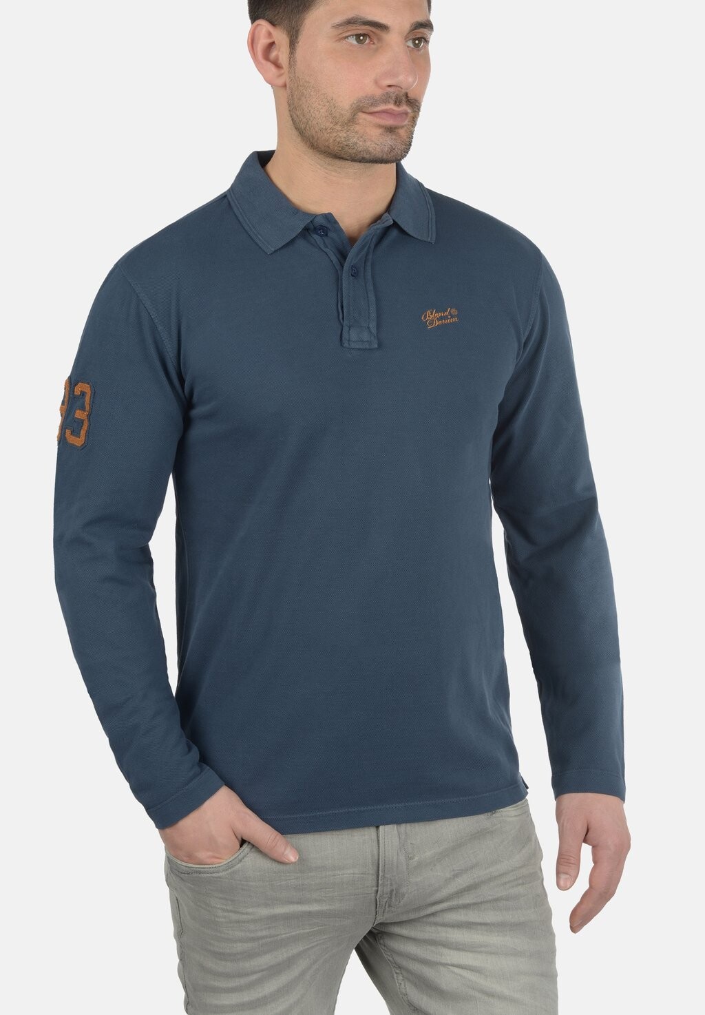

Рубашка-поло Bhdahoud Blend, цвет navy