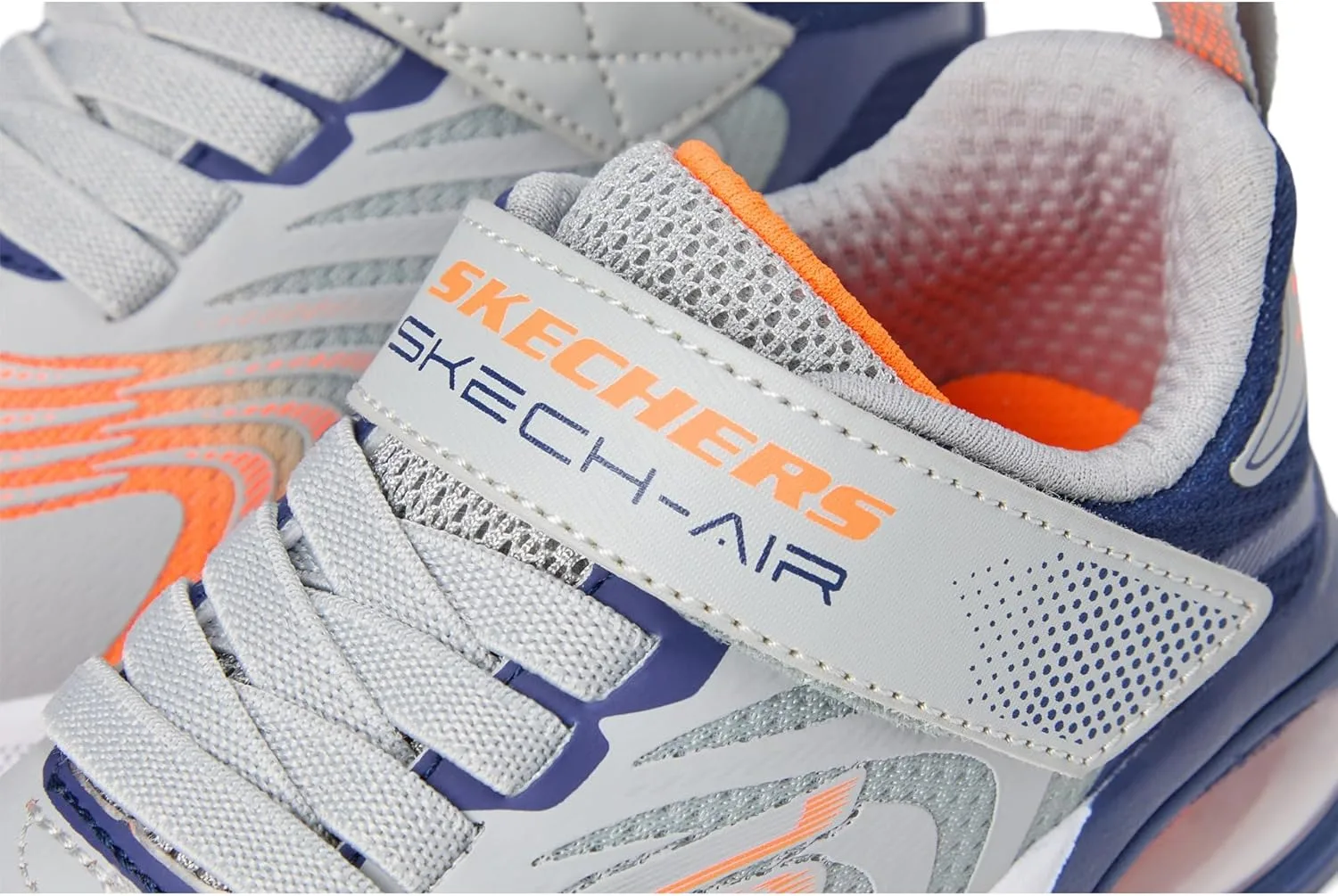 Кроссовки Skechers Gowalk Arch Fit, спортивные слипоны, повседневные лоферы для походов, беговые кроссовки, темно-синий/оранжевый/серый — фото 2