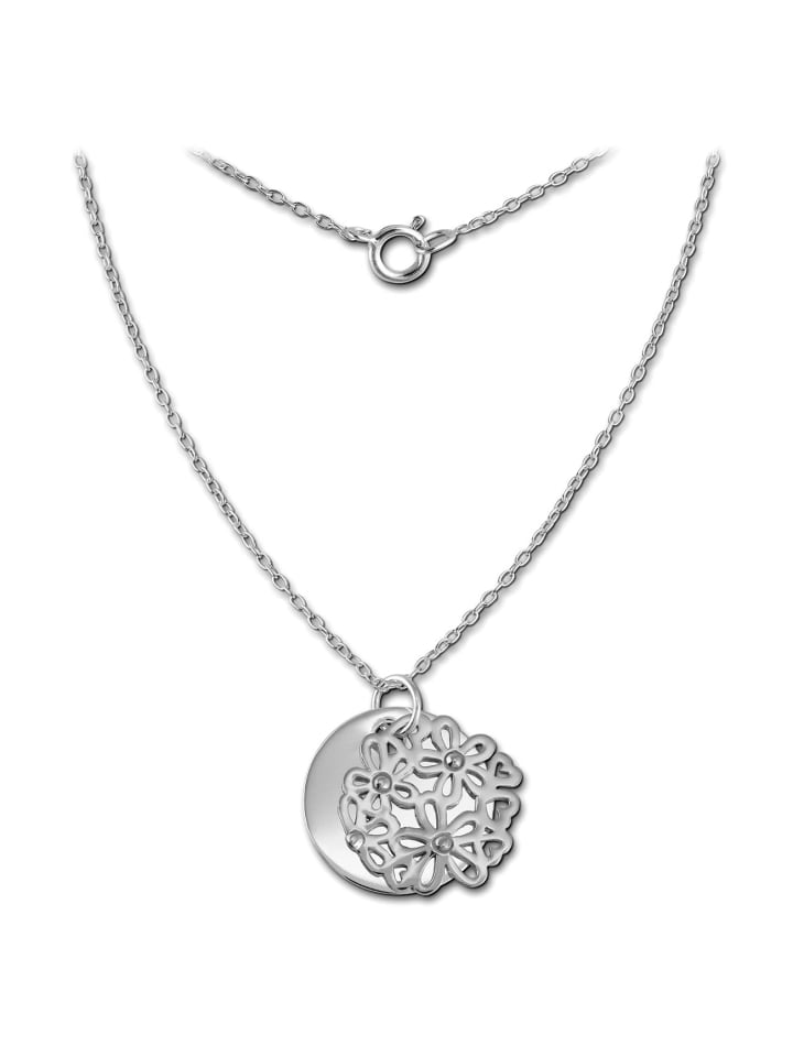 

SilberDream Женское колье SilverDream из серебра 925 пробы, двойная пластина, приблизительно 45 см