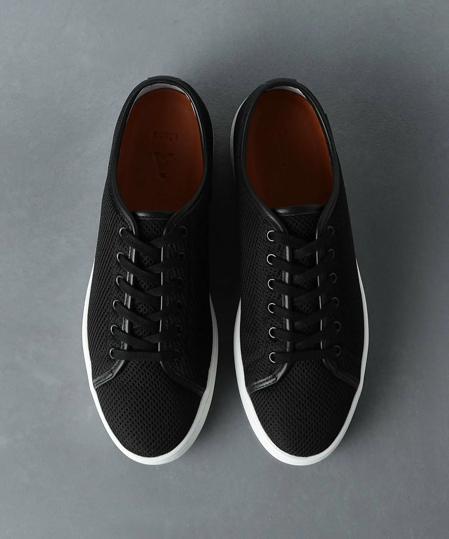 Сетчатые оксфордские кроссовки United Arrows, Black — фото 3