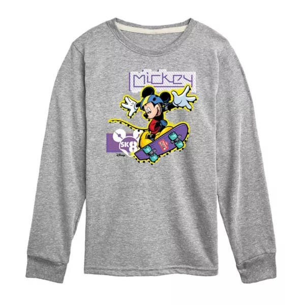

Футболка с длинным рукавом для мальчиков 8-20 с принтом Mickey Skate из коллекции Mickey & Friends Disney, серый