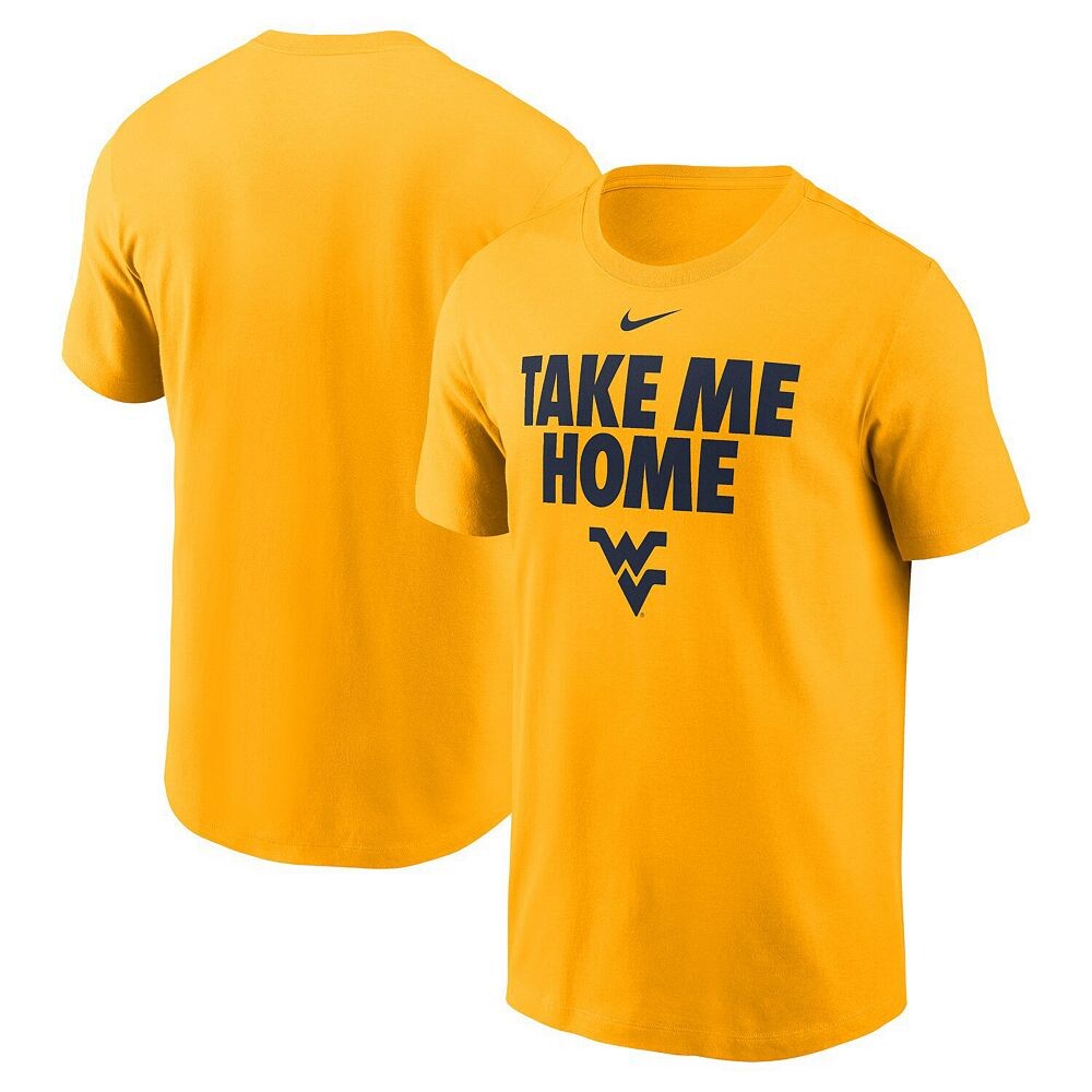 Мужская футболка Nike Gold West Virginia Mountaineers Local Ultimate Chant, цвет Wvu Gold — фото 2