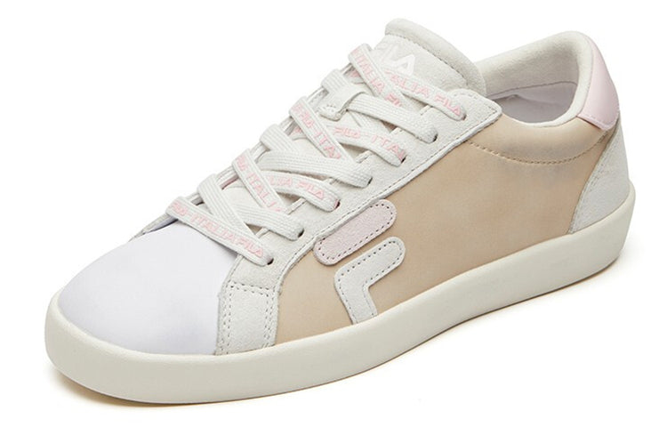 Кеды (WMNS) Fila Fusion Canvas Shoes 'Light Beige Pink', розовый — фото 2