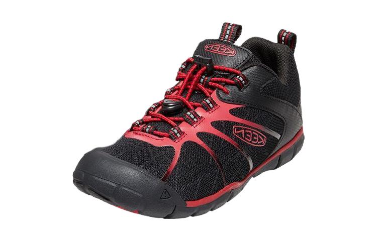 

Кроссовки KEEN Kids Outdoor Shoes Kids Low-top Black/carpet Red, черный/красный