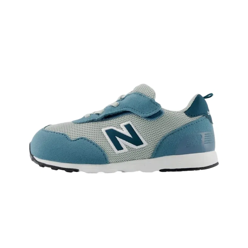 Кроссовки NB 515 Synthetic Leather, Textile Breathable Mid top Toddler Shoes Wide Women's Infant And Toddler New Balance, Light Lake Blue I5159ZZ