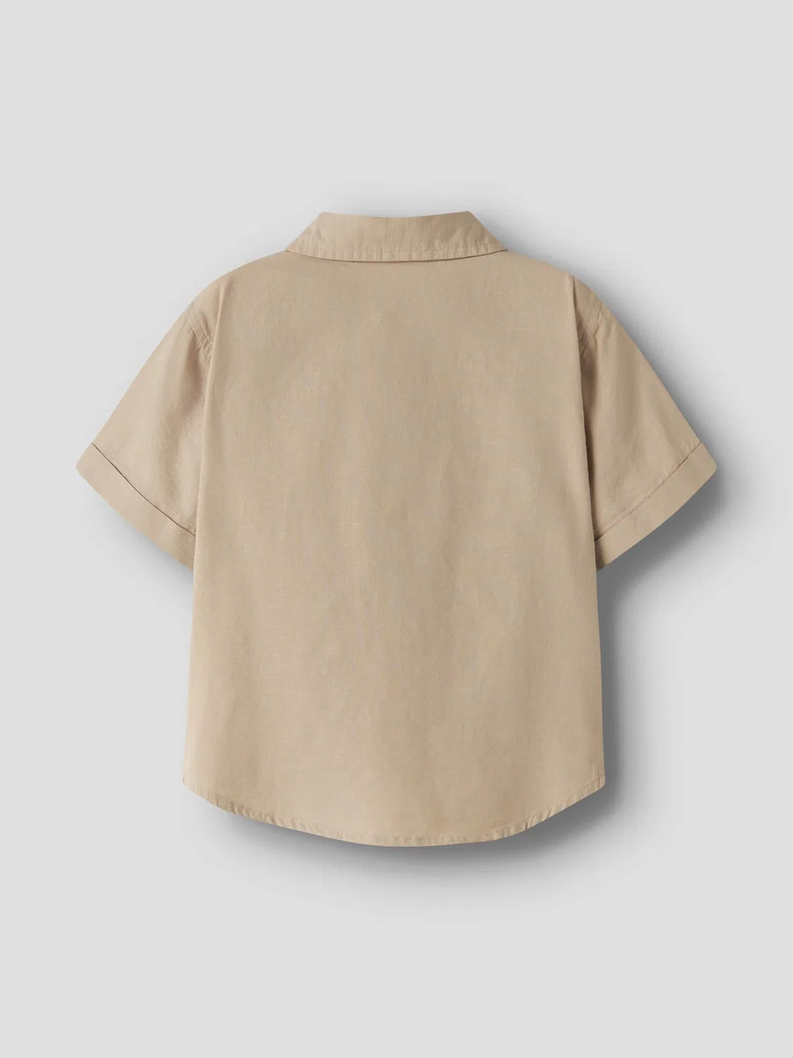 Рубашка на пуговицах стандартного кроя 'Filip' Name It, Taupe — фото 2