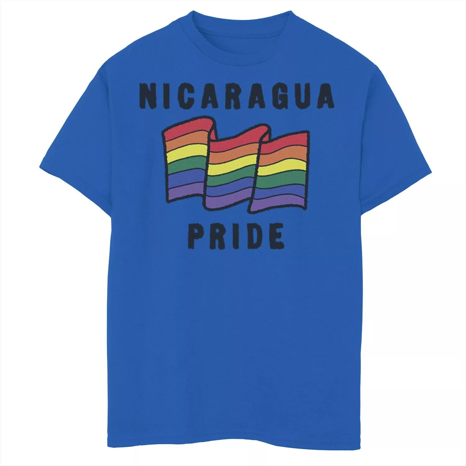 

Футболка с изображением флага Gonzales Nicaragua Pride для мальчиков Licensed Character