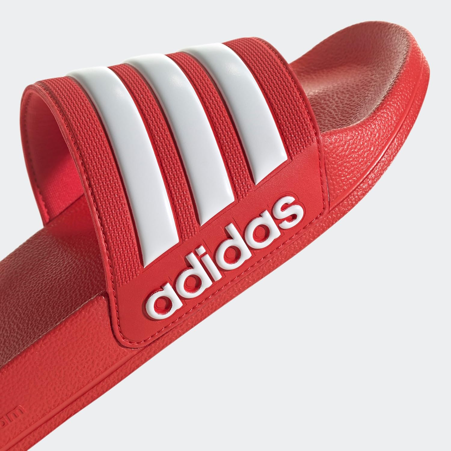 Мужские шлепанцы для душа adidas Adilette, белый/красный/ярко-красный — фото 4