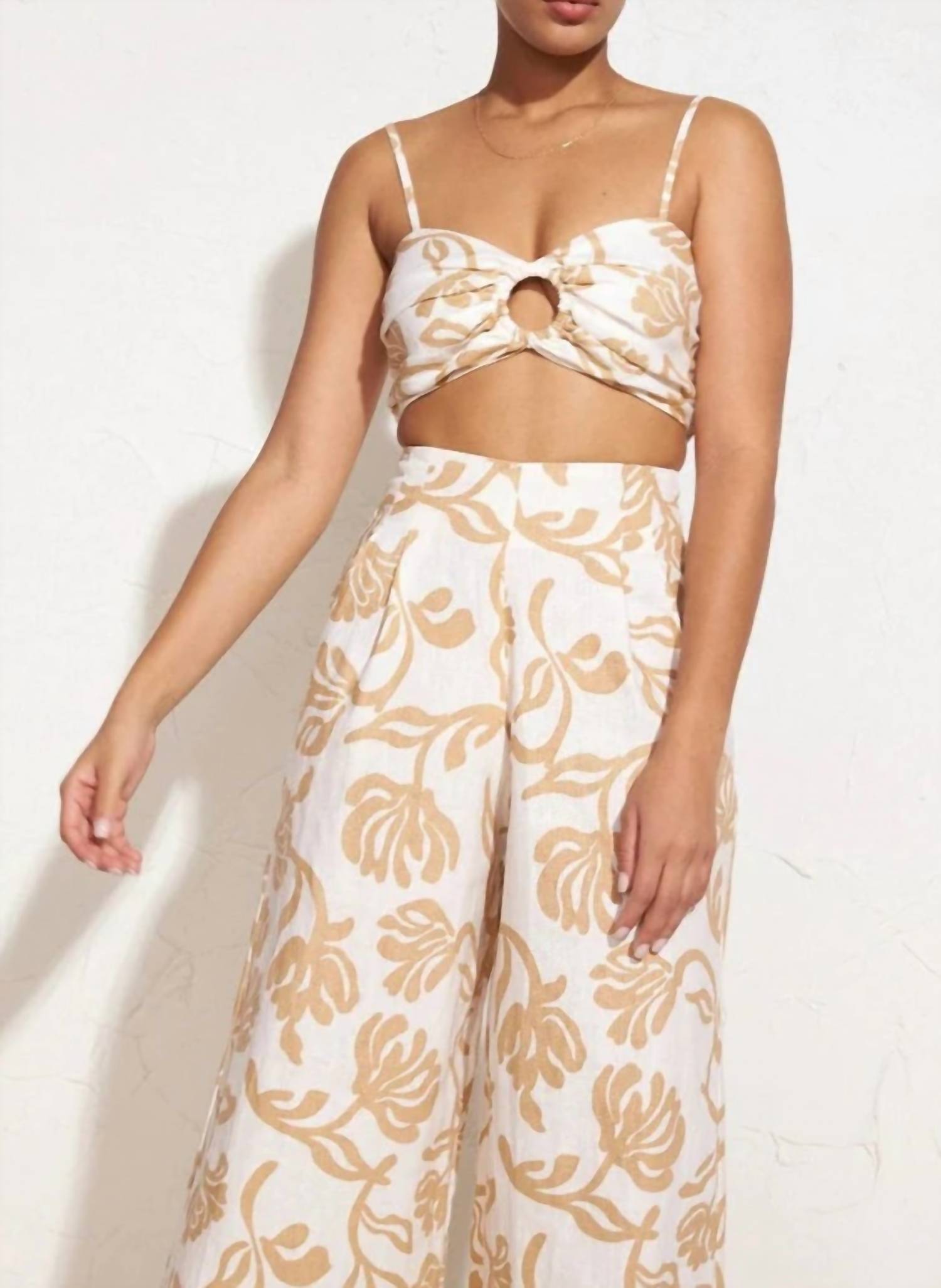 

Топ Liberta в цвете Ensola Floral Print Oat FAITHFULL THE BRAND
