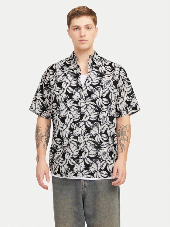 

Рубашка широкого кроя Joshua 12271089 Jack&Jones, черный