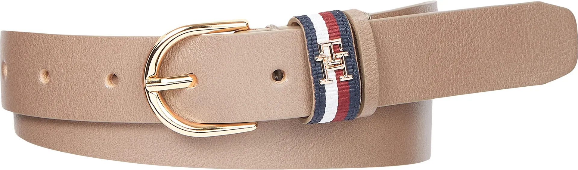 

Кожаный ремень Tommy Hilfiger "ESSENTIAL EFFORTLESS CORP 2.5" с тисненым логотипом, бежевый