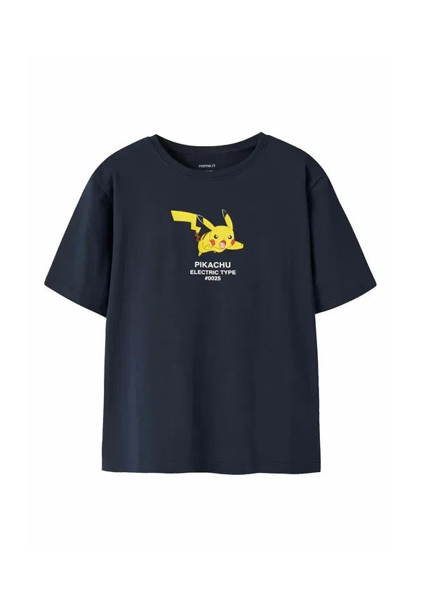 Футболка Name It Nkmjyk pokemon ss nreg top box noos sky print t-shirt, темно-синий — фото 2