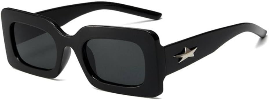 

Винтажные прямоугольные солнцезащитные очки для женщин, ретро квадратные солнцезащитные очки в маленькой оправе, женские дорожные очки с защитой от УФ-излучения UV400 MTZJH, C01