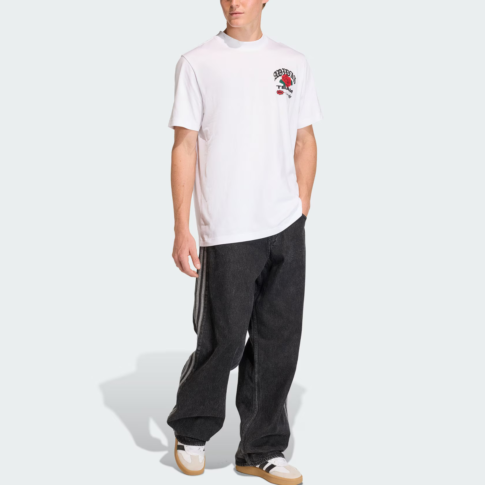 Adidas Originals Футболка GFX ROSES мужская — фото 2
