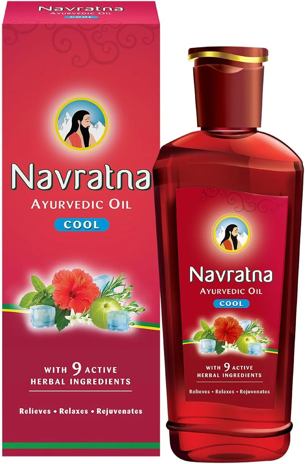 Охлаждающее травяное масло Himani Navratna, 300 мл Navratna