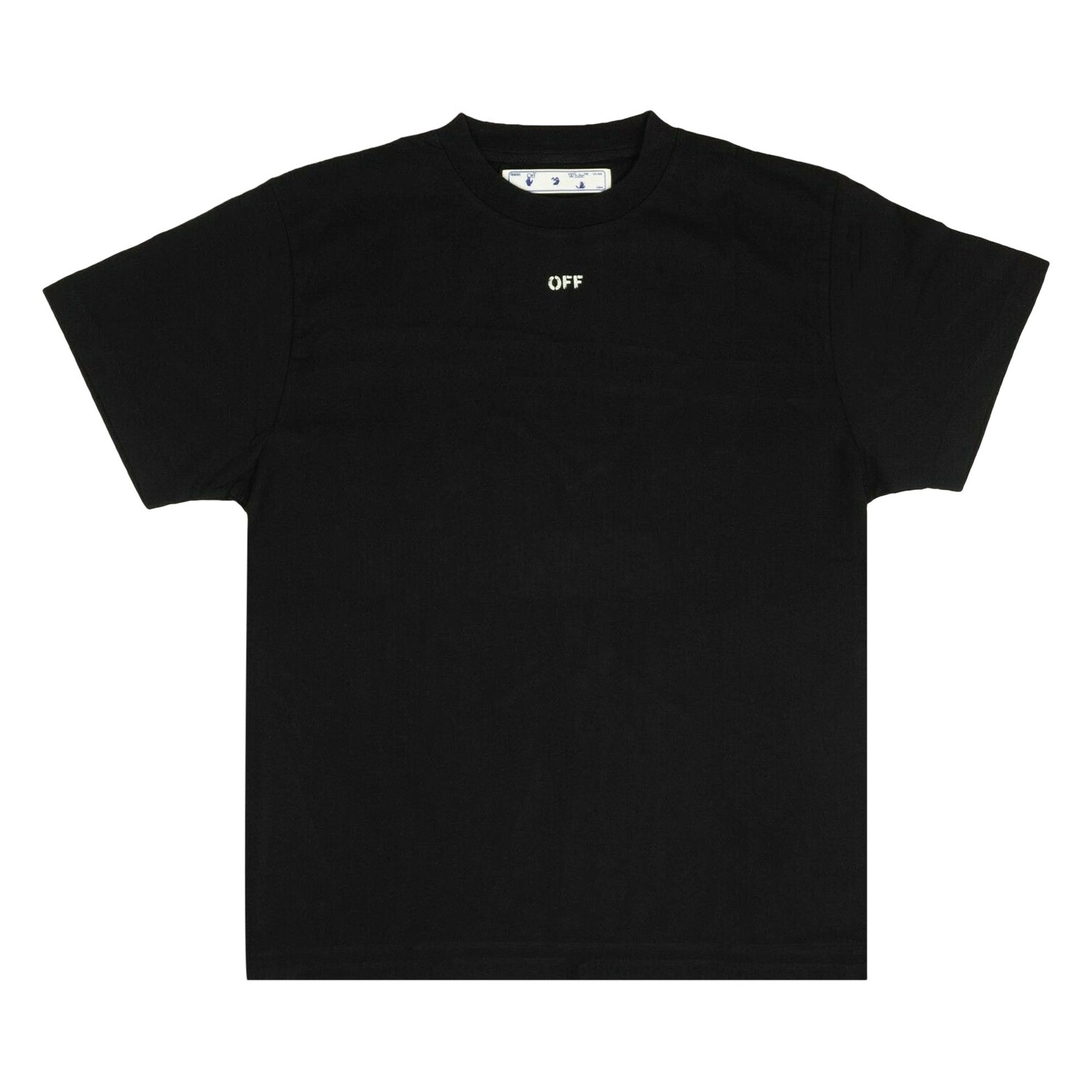 

Off-White Футболка с трафаретным логотипом, Черная