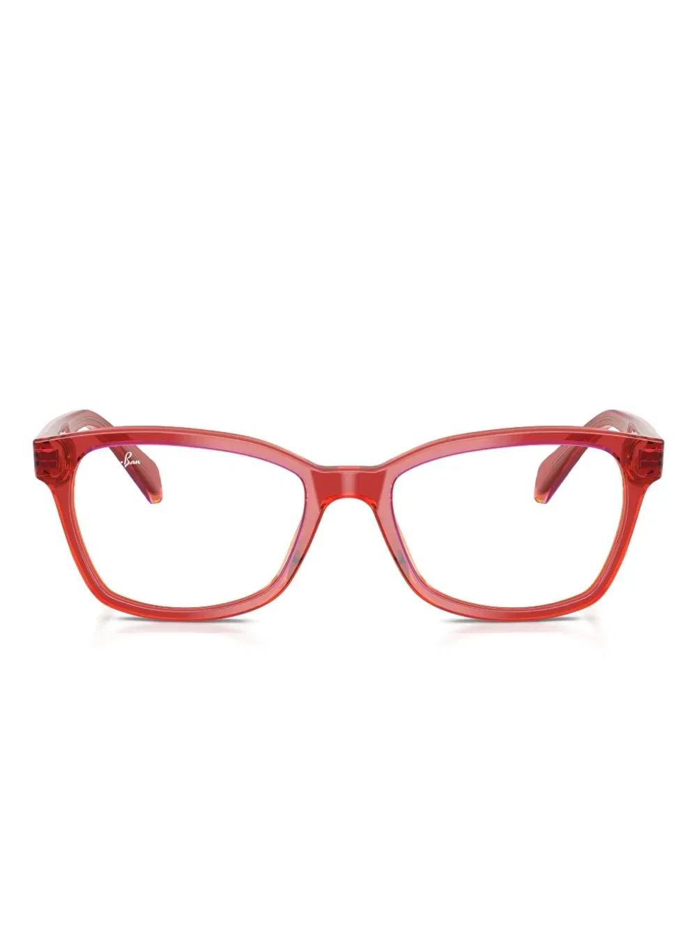 Очки в квадратной оправе Ray-Ban Junior, бордовый