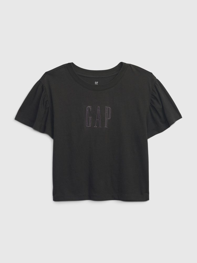 

Детская футболка с логотипом Gap, серый