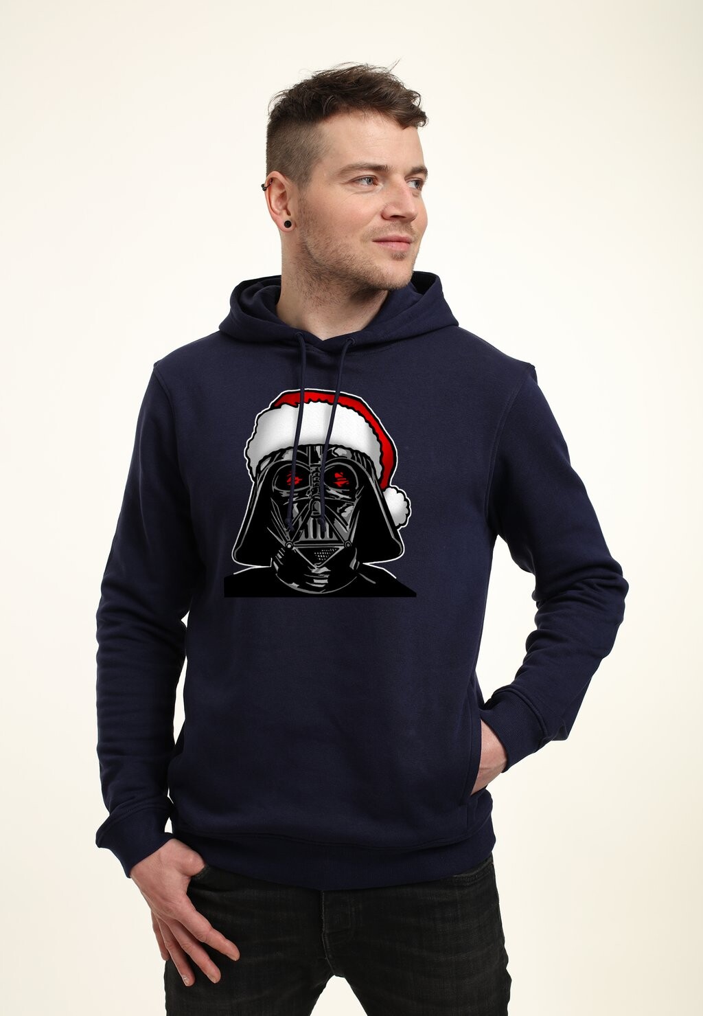 

Толстовка с капюшоном STAR WARS CLASSIC SANTA DARTH Star Wars, темно-синий