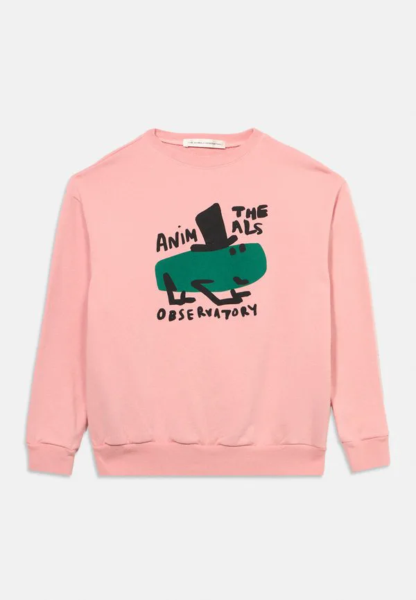 Толстовка унисекс с изображением медведя The Animals Observatory, Soft Pink — фото 3