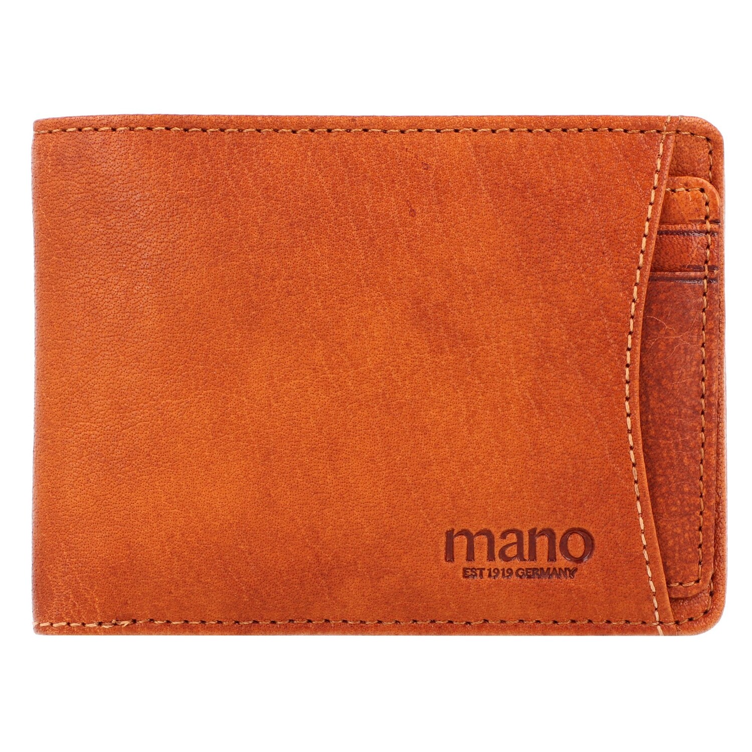 

Кошелек mano Don Pietro Leder 12 см, коньячный