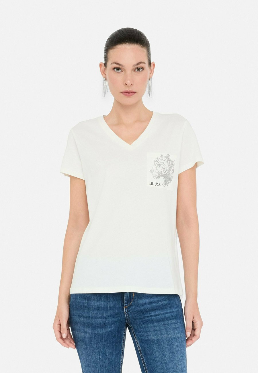 

Футболка LIU JO BETTER , White, Белый, Футболка LIU JO BETTER , White