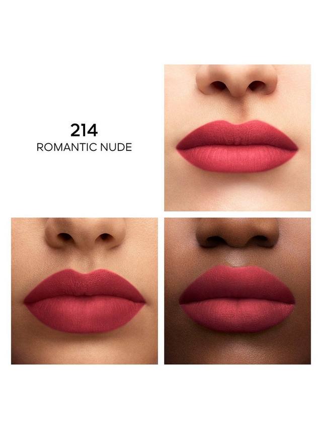 Нежный матовый бальзам для губ Kiss Kiss Guerlain, 214 Romantic Nude — фото 3