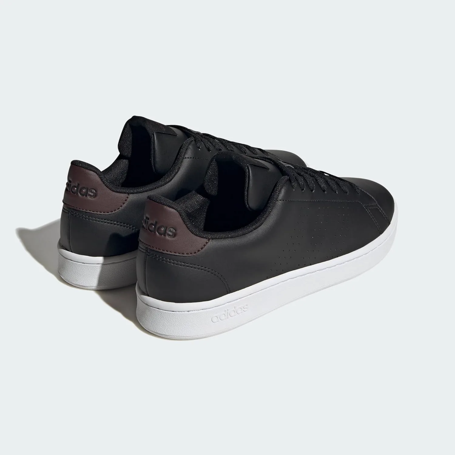 Мужские кроссовки Adidas Advantage, черный/коричневый — фото 3