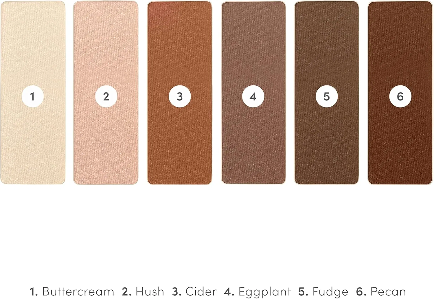 Тени для век матовые Jane Iredale Pure Press Eyeshadow Palette Natural Matte 3.4 г — фото 4