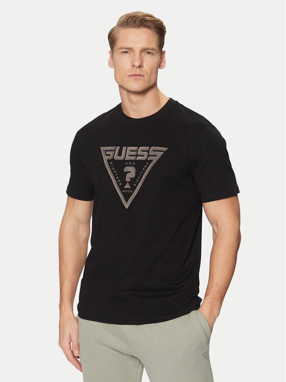 

Футболка стандартного кроя Guess, черный