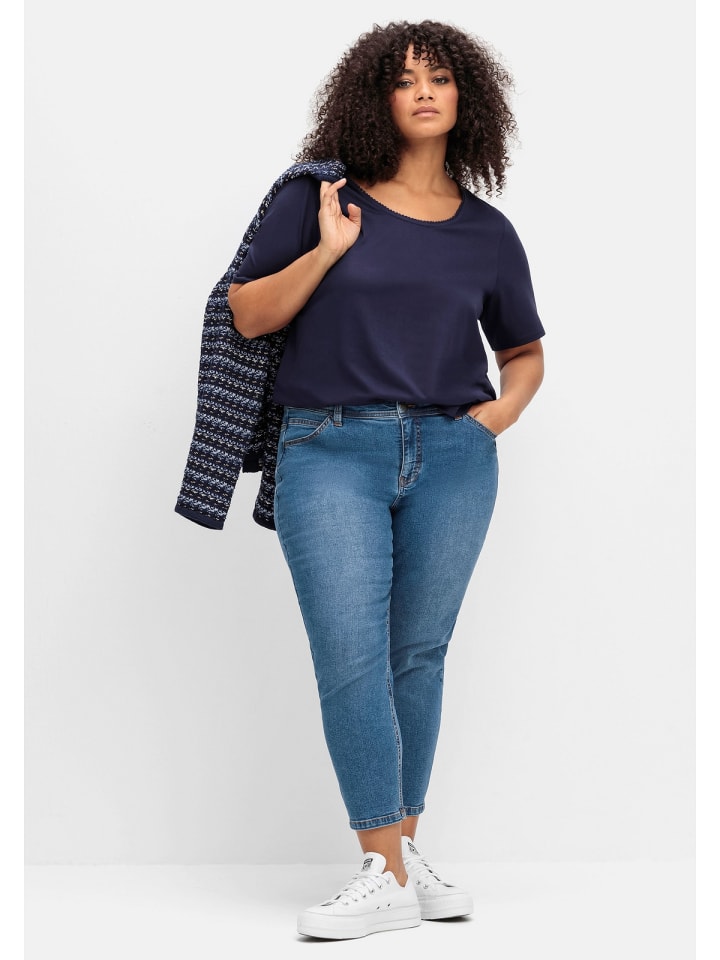 

Джинсы sheego, цвет blue denim