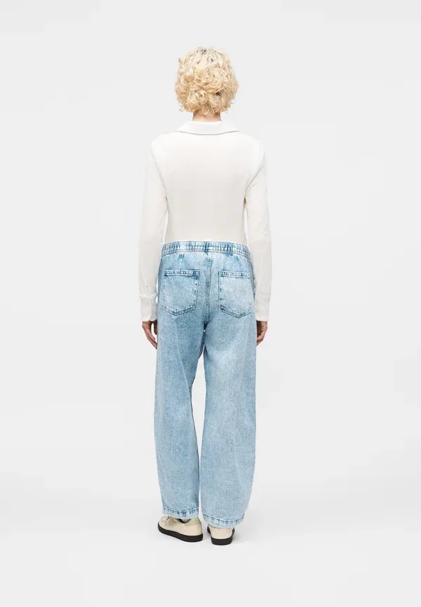 Джинсы свободные Easy barrel van ness loose jeans Gap, светлый индиго — фото 3