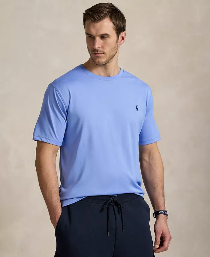

Мужская футболка Performance Jersey большого и высокого размера Polo Ralph Lauren, синий