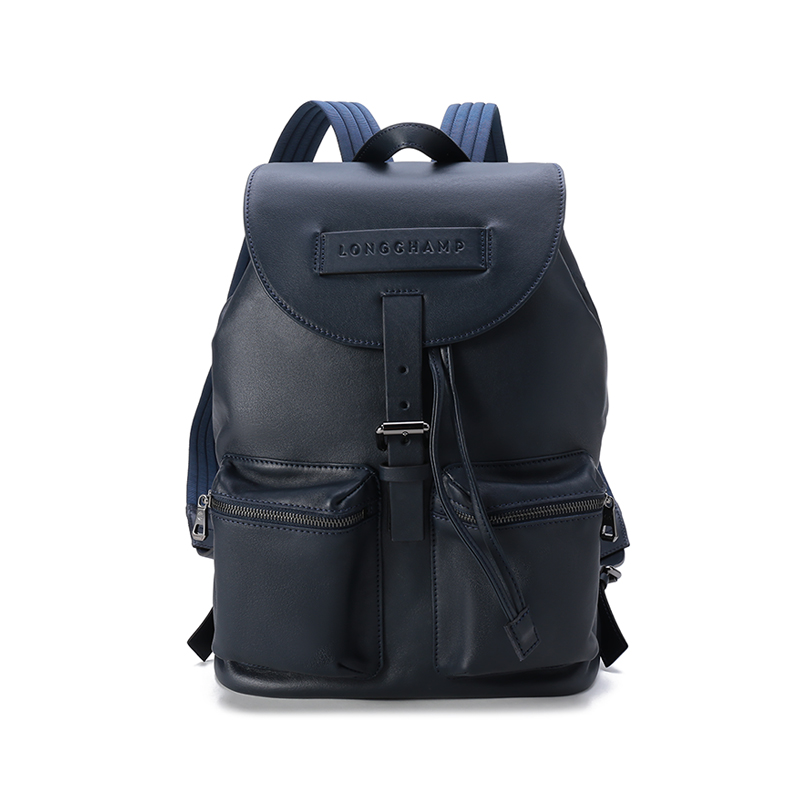 

Средний рюкзак из коровьей кожи унисекс синий LONGCHAMP