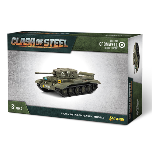 

Фигурка Clash Of Steel – Cromwell Recce Troop (X3 Plastic) Gale Force Nine