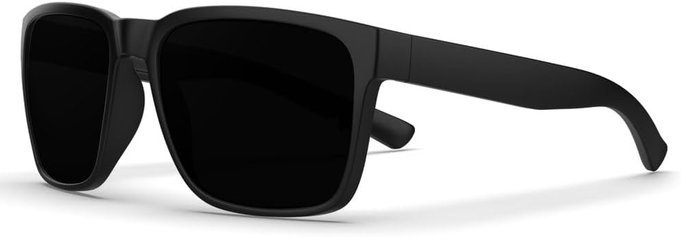 

Солнцезащитные очки для мужчин и женщин, увеличенного размера, из материала TR90, сверхлегкие, с защитой от УФ-излучения UV400, модные солнцезащитные очки LOVQZAOF, B2 Black Super Dark