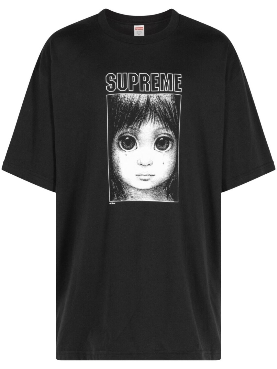 

Supreme футболка с каплей слезы x Маргарет Кин, черный