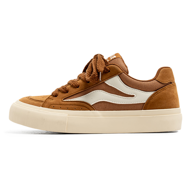 

Износостойкие мужские скейтерские кеды Low Top ADERSTAR, коричневый