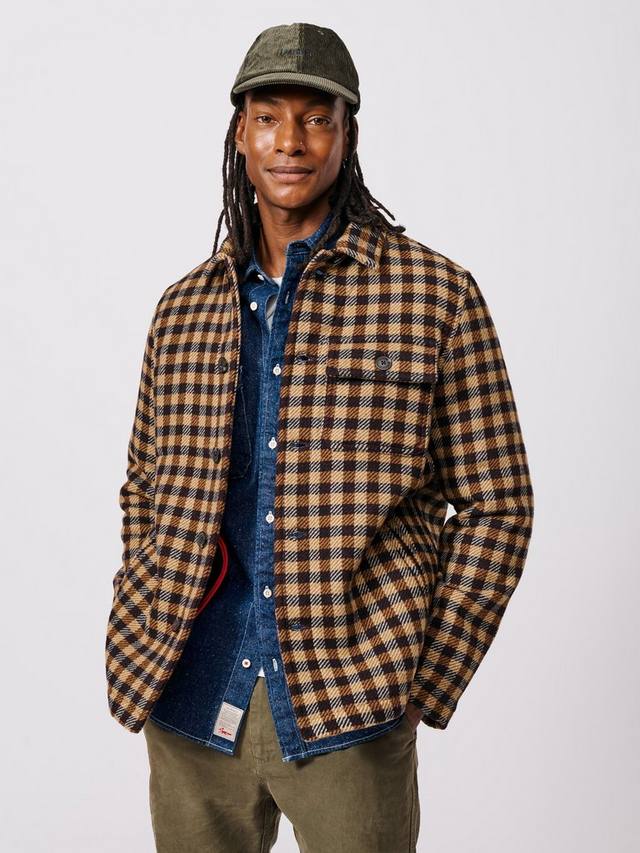 

Неттлхемская куртка в клетку из шерстяной смеси Aubin