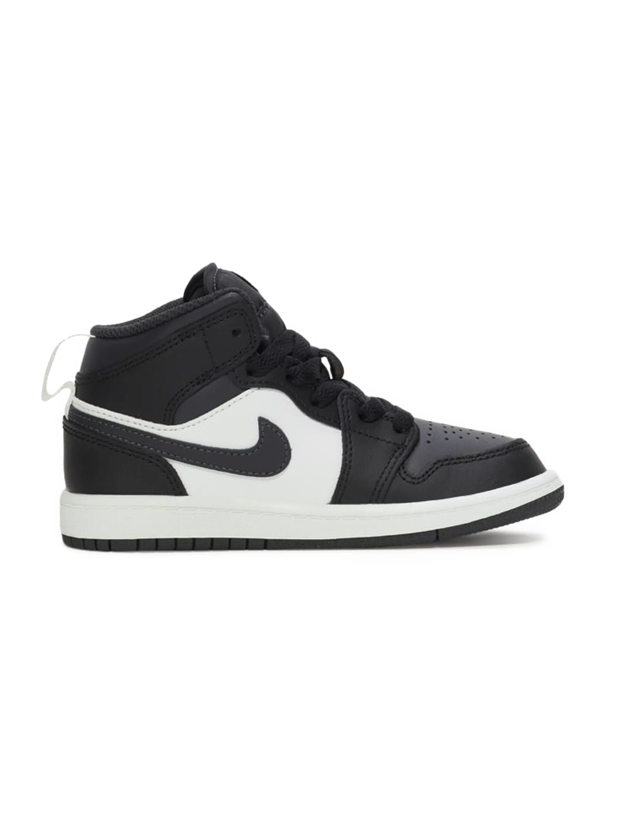 Кроссовки Jordan 1 Mid Off Noir Toe Jordan Kids, черный — фото 2