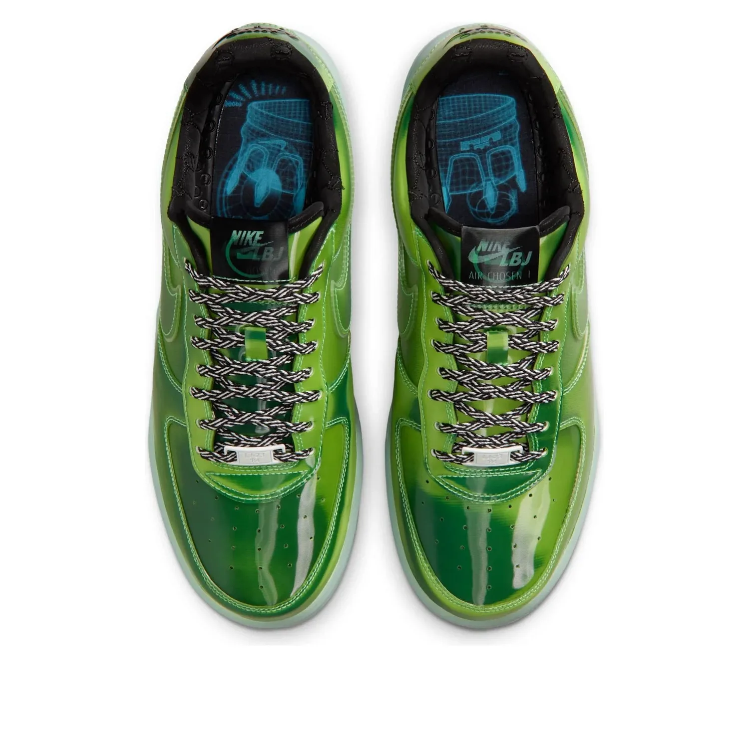 Кроссовки Nike Air Force 1 Low 'LeBron', зеленый — фото 4