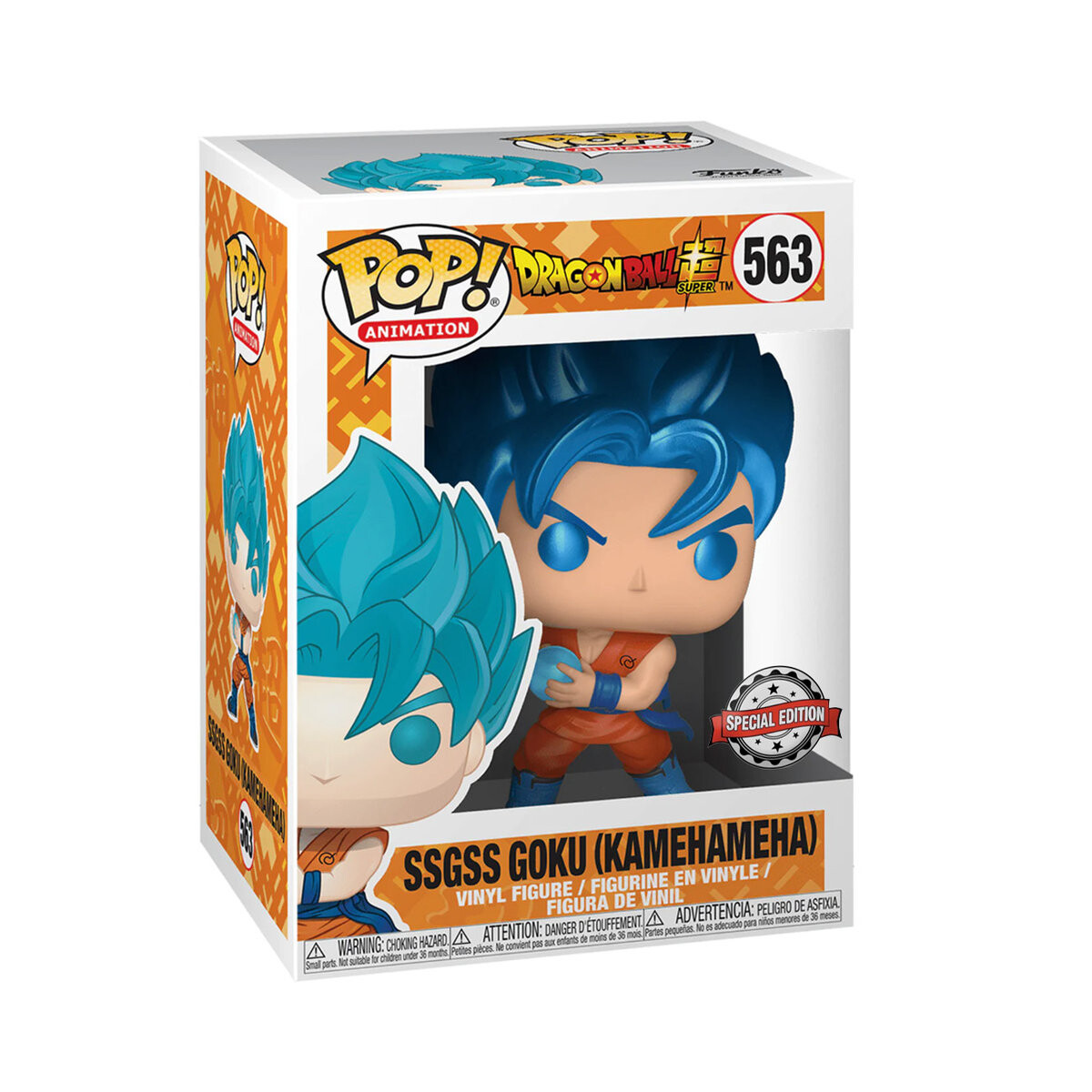 

Funko POP! Ssgss Goku Kamehameha 563 (Металлик) - Жемчуг Дракона