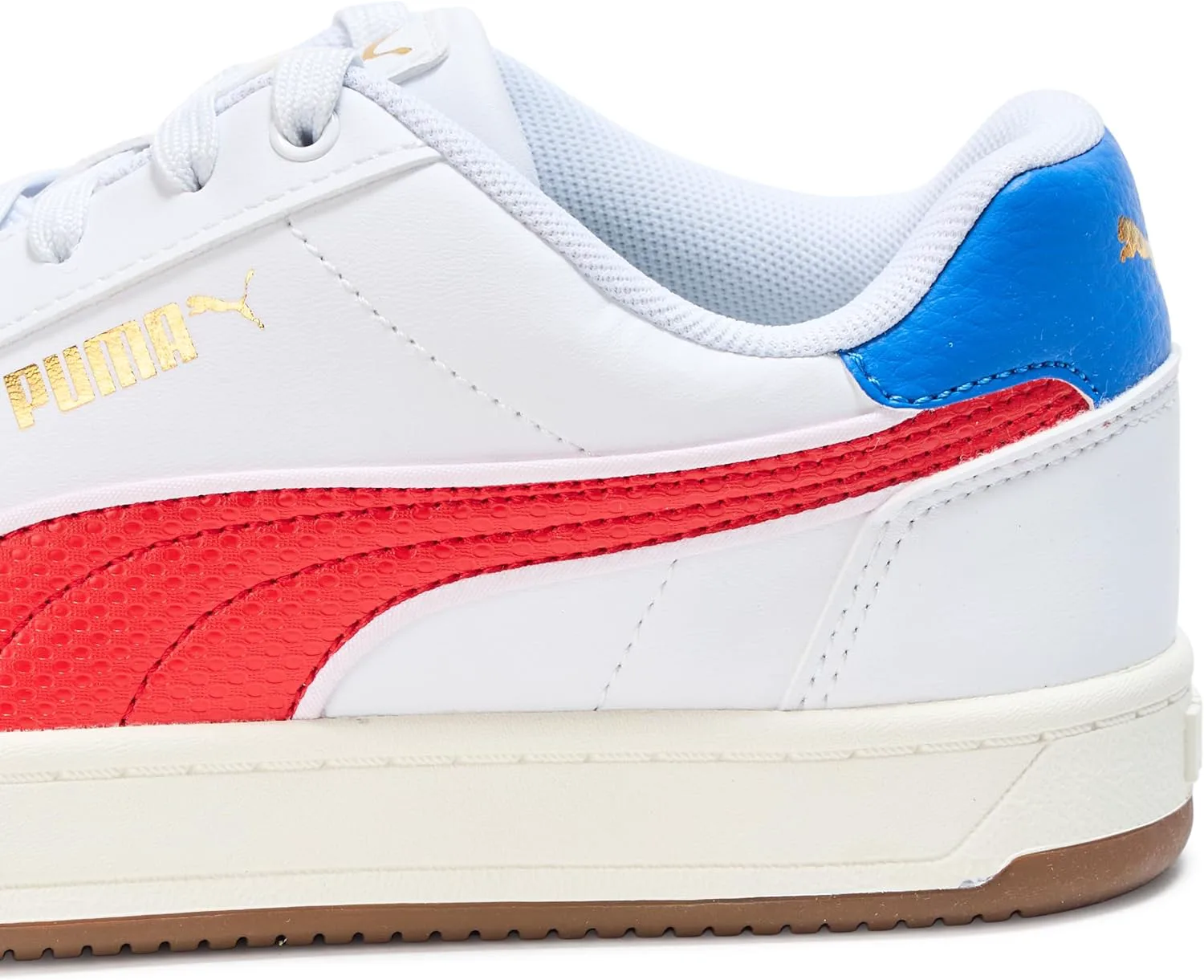 Кроссовки Puma для детей и подростков Caven, белый/красный — фото 4